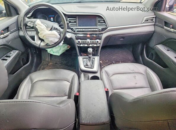 KMHD84LF6LU001731 2020 HYUNDAI ELANTRA Серый Вид панели приборов