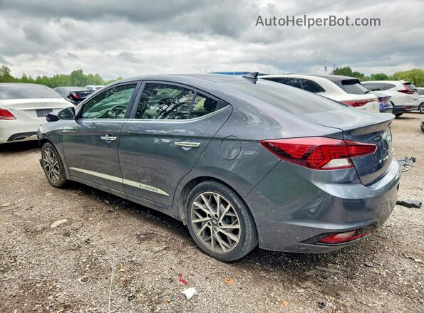 KMHD84LF6LU001731 2020 HYUNDAI ELANTRA Серый Задняя левая четверть