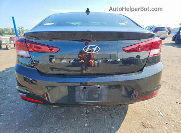 KMHD84LF6LU927725 2020 HYUNDAI ELANTRA Black Widok z tyłu