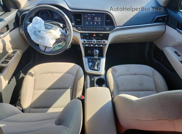 KMHD84LF6LU927725 2020 HYUNDAI ELANTRA Black Widok deski rozdzielczej