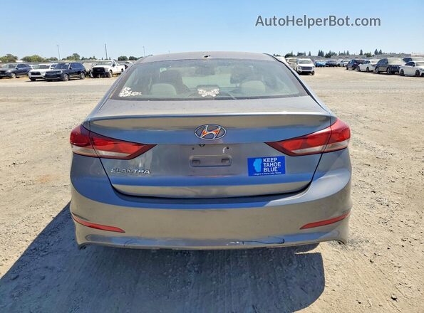 KMHD84LF7HU063002 2017 HYUNDAI ELANTRA Gray Հետևի տեսք