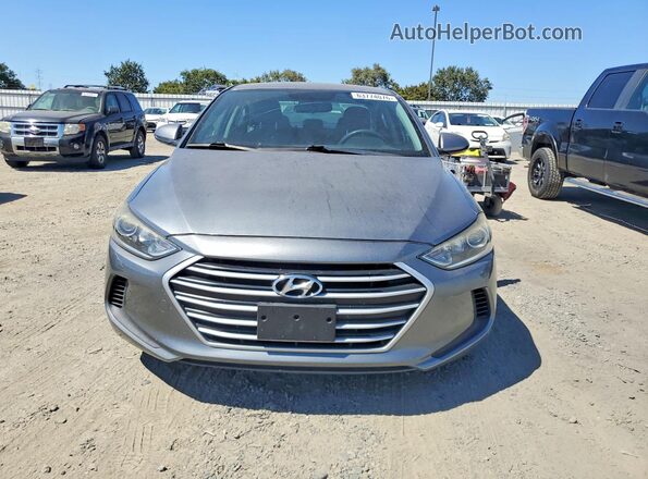 KMHD84LF7HU063002 2017 HYUNDAI ELANTRA Gray Դիմացի տեսք