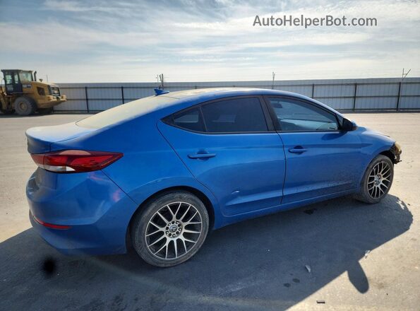 KMHD84LF7HU141875 2017 HYUNDAI ELANTRA Синий Задняя правая четверть