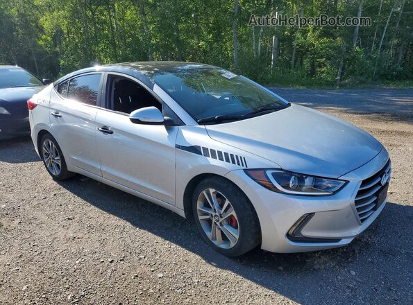 KMHD84LF7HU193376 2017 HYUNDAI ELANTRA Silver Delantero derecho