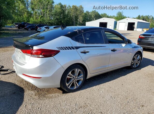 KMHD84LF7HU193376 2017 HYUNDAI ELANTRA Silver Trasero derecho