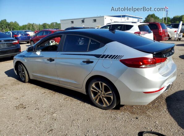 KMHD84LF7HU193376 2017 HYUNDAI ELANTRA Silver Trasero izquierdo