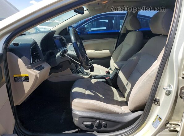 KMHD84LF7HU238431 2017 HYUNDAI ELANTRA Beige Widok wnętrza z przodu
