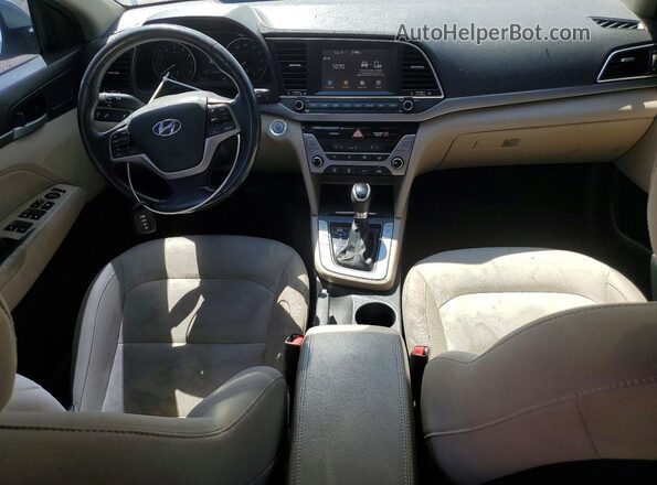 KMHD84LF7HU238431 2017 HYUNDAI ELANTRA Beige Widok deski rozdzielczej