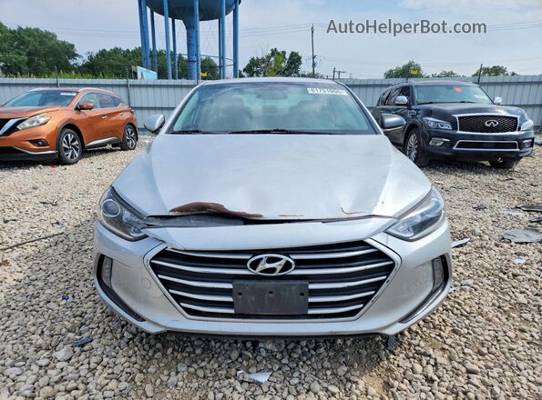 KMHD84LF7HU247050 2017 HYUNDAI ELANTRA Silver Front view