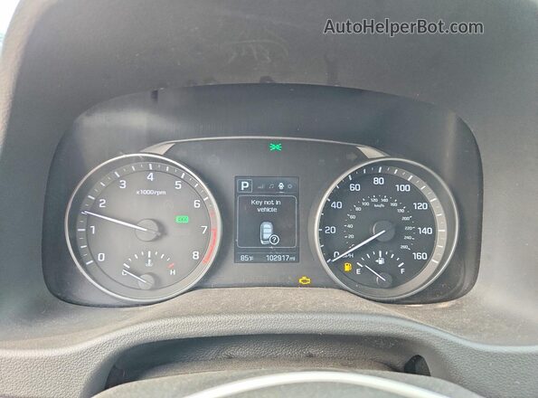 KMHD84LF7HU247050 2017 HYUNDAI ELANTRA Silver Instrument cluster view