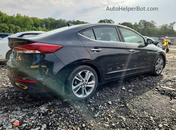 KMHD84LF7HU279111 2017 HYUNDAI ELANTRA Blue უკანა მარჯვენა