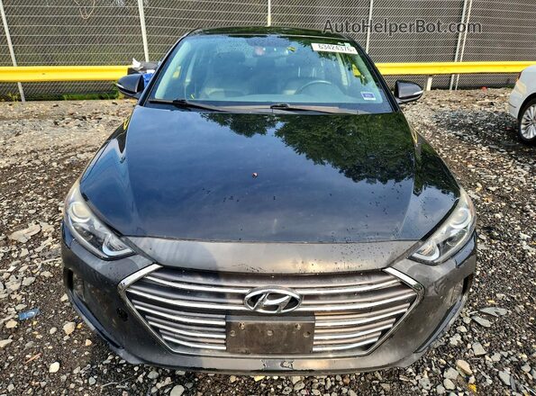 KMHD84LF7HU279111 2017 HYUNDAI ELANTRA Blue წინა ხედი