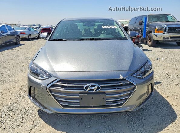 KMHD84LF7HU328839 2017 HYUNDAI ELANTRA Gray წინა ხედი