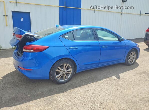 KMHD84LF7HU329229 2017 HYUNDAI ELANTRA Синий Задняя правая четверть