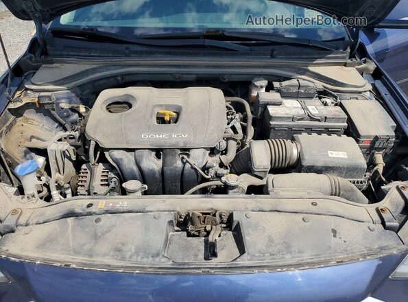 KMHD84LF7JU478584 2018 HYUNDAI ELANTRA Blue Widok wnętrza z tyłu