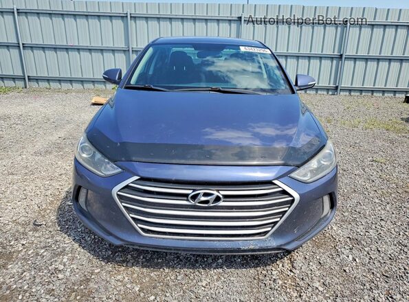 KMHD84LF7JU478584 2018 HYUNDAI ELANTRA Blue Widok z przodu