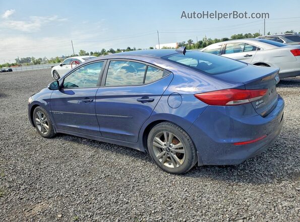 KMHD84LF7JU478584 2018 HYUNDAI ELANTRA Blue Tył lewy