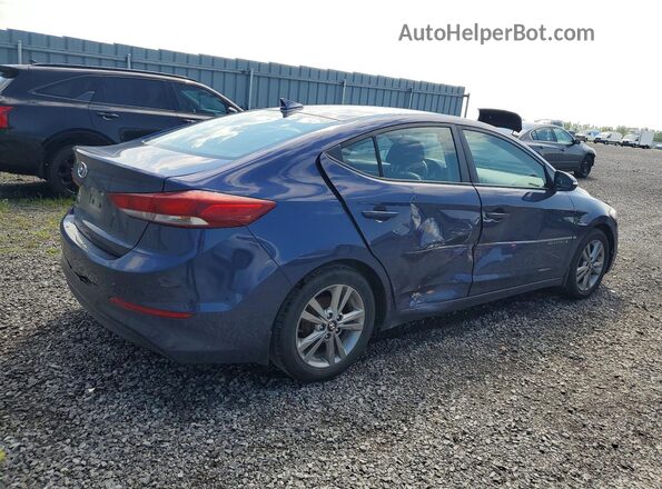 KMHD84LF7JU478584 2018 HYUNDAI ELANTRA Blue Tył prawy