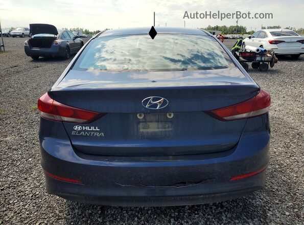 KMHD84LF7JU478584 2018 HYUNDAI ELANTRA Blue Widok z tyłu