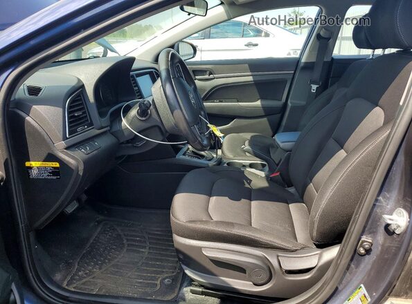KMHD84LF7JU478584 2018 HYUNDAI ELANTRA Blue Widok wnętrza z przodu