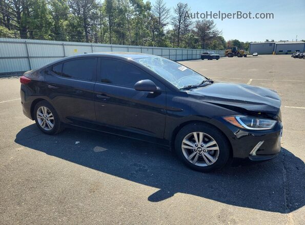KMHD84LF7JU501958 2018 HYUNDAI ELANTRA Black Передня права чверть