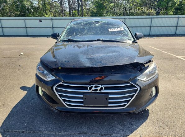 KMHD84LF7JU501958 2018 HYUNDAI ELANTRA Black Вид спереду