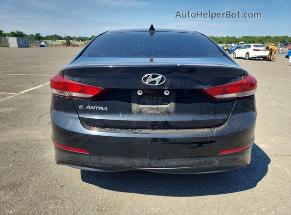 KMHD84LF7JU501958 2018 HYUNDAI ELANTRA Black Вид ззаду