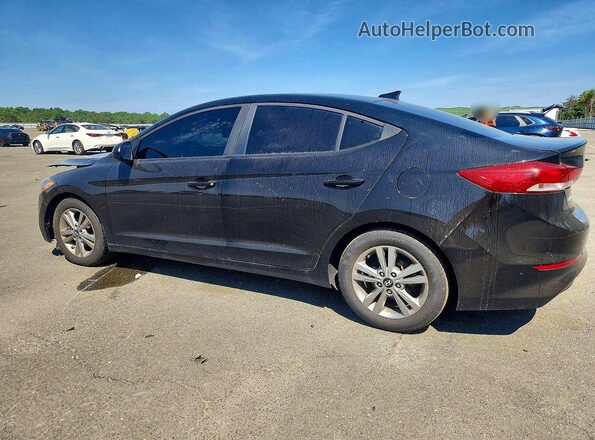KMHD84LF7JU501958 2018 HYUNDAI ELANTRA Black Задня ліва чверть