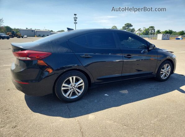 KMHD84LF7JU501958 2018 HYUNDAI ELANTRA Black Задня права чверть