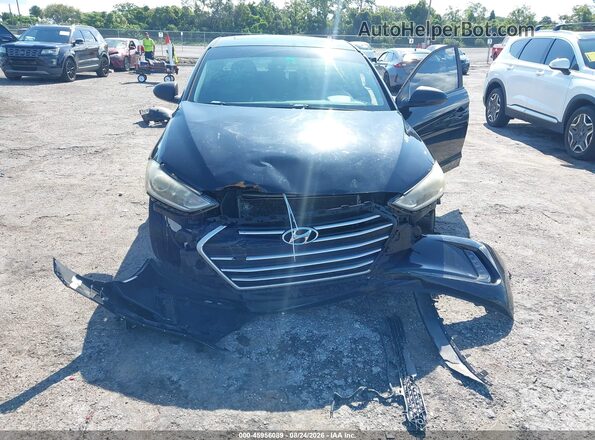 KMHD84LF7JU523359 2018 HYUNDAI ELANTRA Black Вид спереду