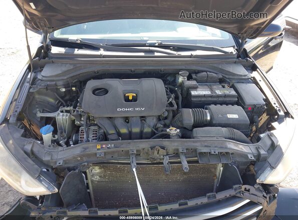 KMHD84LF7JU523359 2018 HYUNDAI ELANTRA Black Вид ззаду