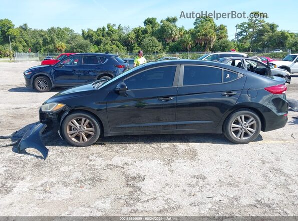 KMHD84LF7JU523359 2018 HYUNDAI ELANTRA Black Панорамний вид салону 360°