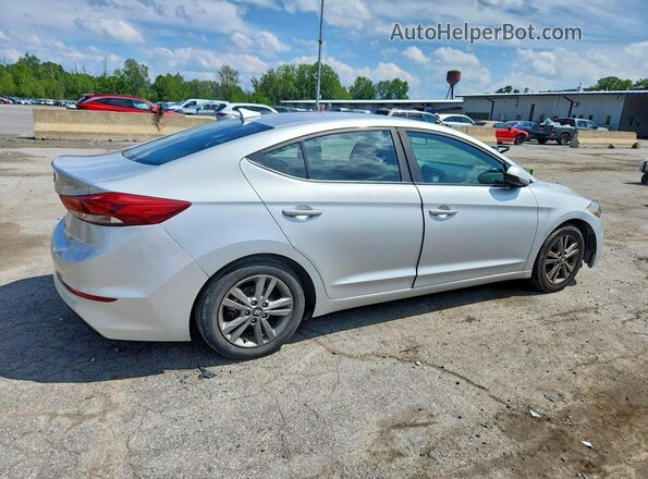 KMHD84LF7JU534118 2018 HYUNDAI ELANTRA Серебряный Задняя правая четверть
