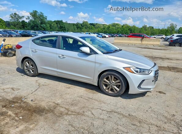 KMHD84LF7JU534118 2018 HYUNDAI ELANTRA Серебряный Передняя правая четверть