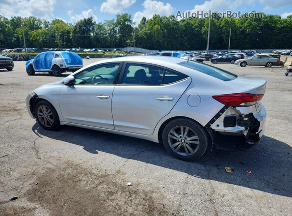 KMHD84LF7JU534118 2018 HYUNDAI ELANTRA Серебряный Задняя левая четверть
