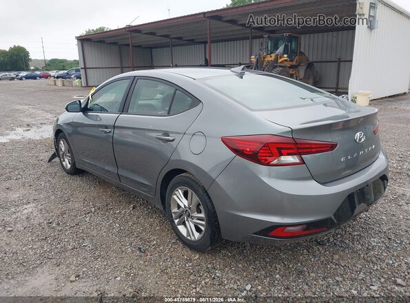 KMHD84LF7KU791927 2019 HYUNDAI ELANTRA Gray Tył lewy