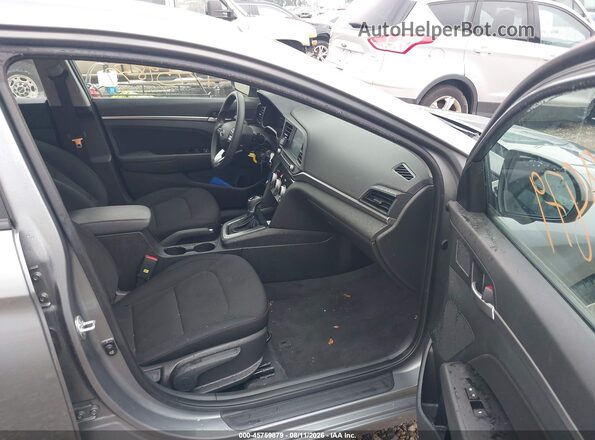 KMHD84LF7KU791927 2019 HYUNDAI ELANTRA Gray Widok wnętrza z przodu