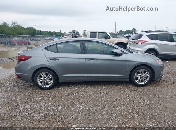 KMHD84LF7KU791927 2019 HYUNDAI ELANTRA Gray Widok wnętrza z tyłu