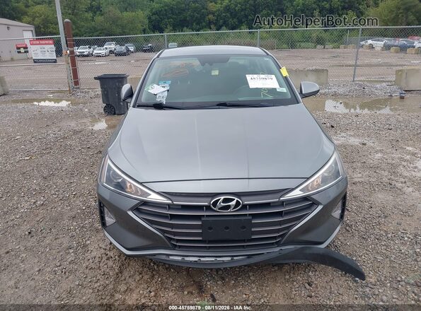 KMHD84LF7KU791927 2019 HYUNDAI ELANTRA Gray Widok zestawu wskaźników