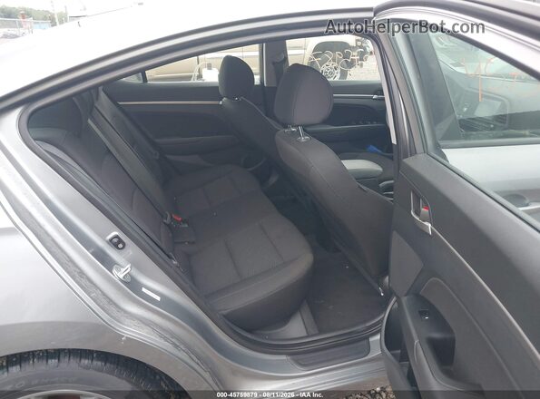 KMHD84LF7KU791927 2019 HYUNDAI ELANTRA Gray Widok naklejki z numerem VIN