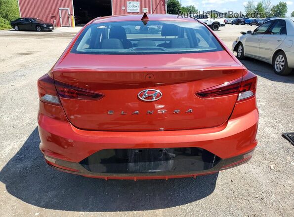 KMHD84LF7KU857411 2019 HYUNDAI ELANTRA Red Вид задньої частини салону
