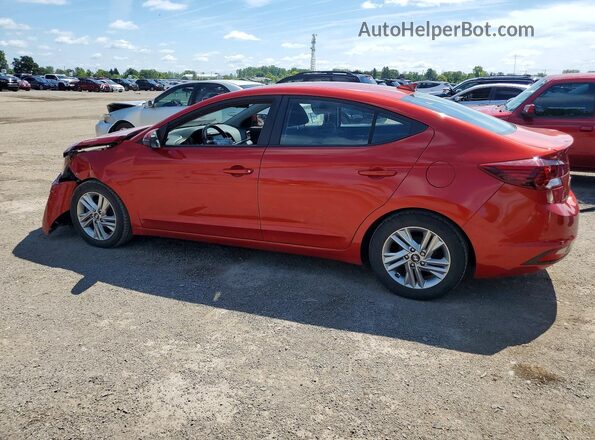 KMHD84LF7KU857411 2019 HYUNDAI ELANTRA Red Передня права чверть