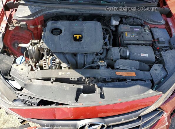 KMHD84LF7KU857411 2019 HYUNDAI ELANTRA Red 