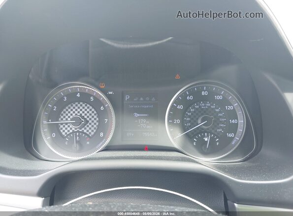 KMHD84LF7KU875584 2019 HYUNDAI ELANTRA Black უკანა სავარძლების ხედი