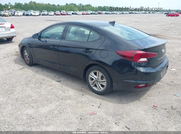 KMHD84LF7KU875584 2019 HYUNDAI ELANTRA Black უკანა მარცხენა