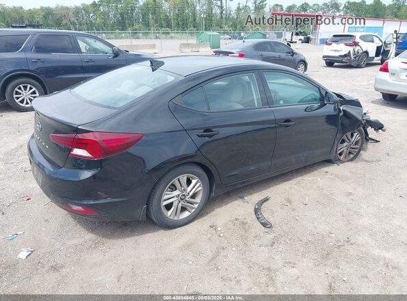 KMHD84LF7KU875584 2019 HYUNDAI ELANTRA Black უკანა მარჯვენა
