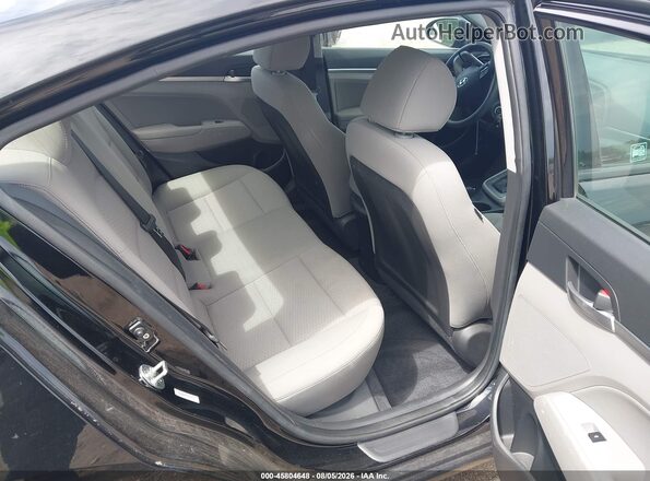 KMHD84LF7KU875584 2019 HYUNDAI ELANTRA Black VIN კოდის სტიკერის ხედი