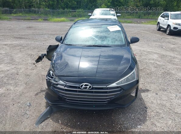 KMHD84LF7KU875584 2019 HYUNDAI ELANTRA Black უკანა სალონის ხედი