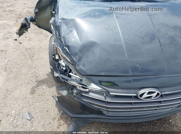 KMHD84LF7KU875584 2019 HYUNDAI ELANTRA Black ხელსაწყოთა პანელის ხედი