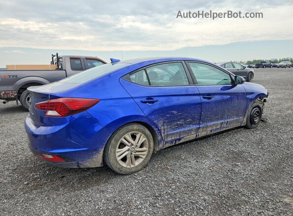 KMHD84LF7KU887735 2019 HYUNDAI ELANTRA Blue Tył prawy